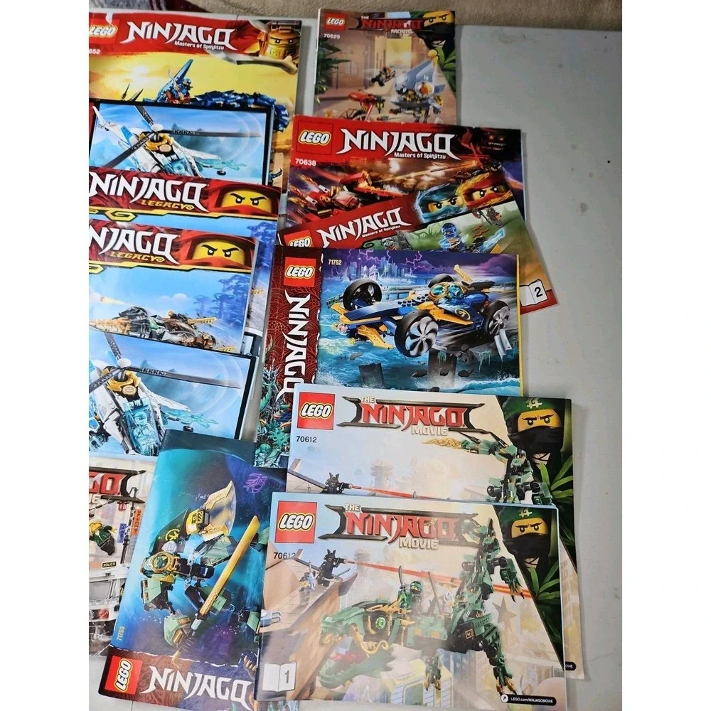 29 Lego INSTRUCTION MANUALS ONLY Lot NINJAGO Movie Spinjitzu Legacy Etc